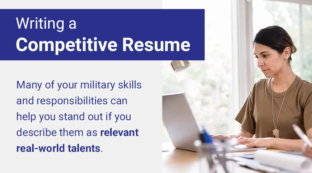 resume writing for military veterans